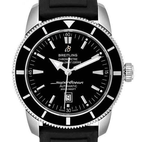 breitling superocean heritage black dial|pre owned Breitling Superocean Heritage.